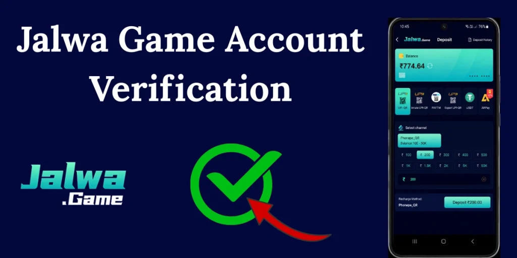 Jalwa Game Account Verification